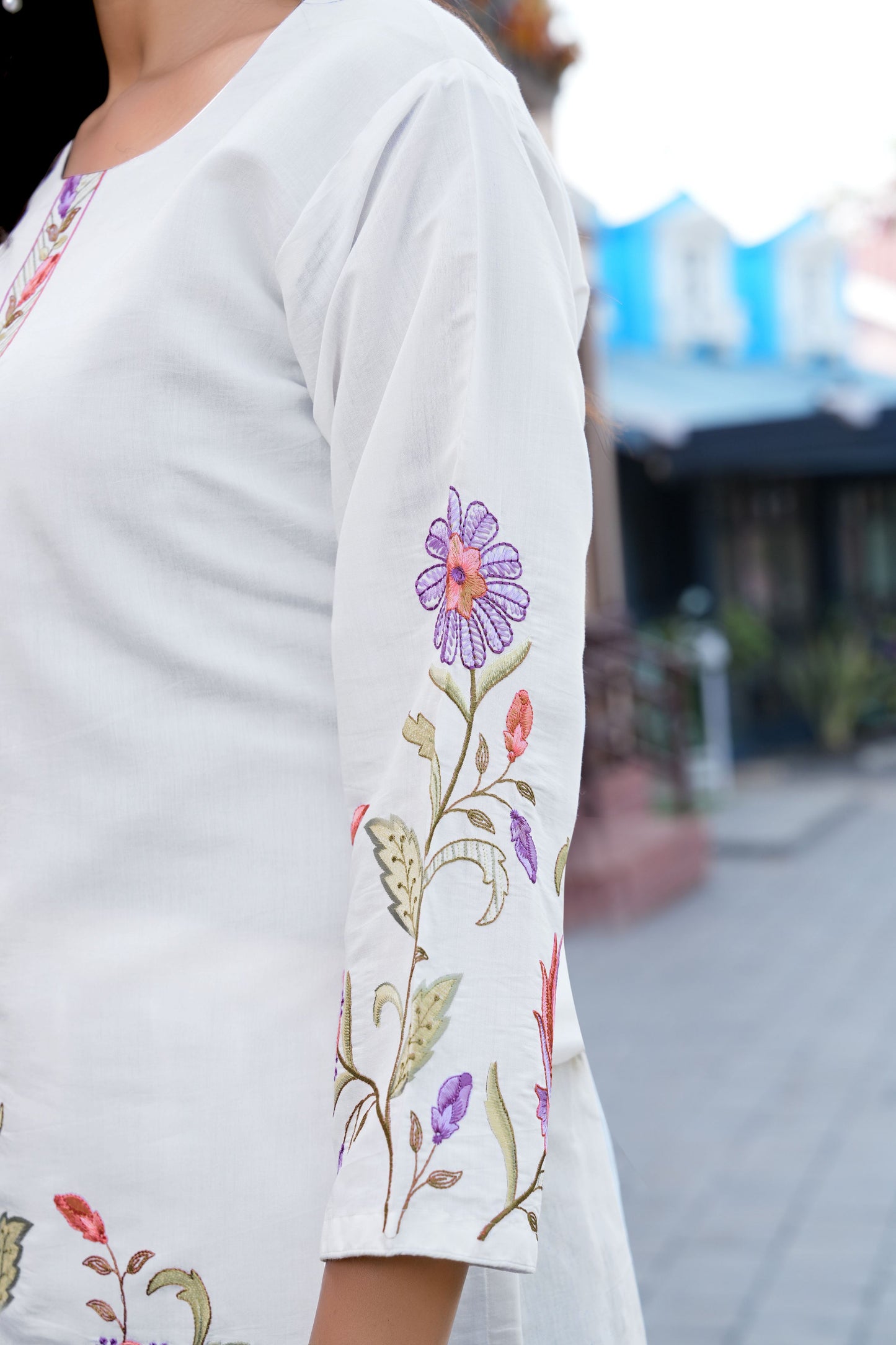Aarohi Elegant Off-White Co-Ord Set