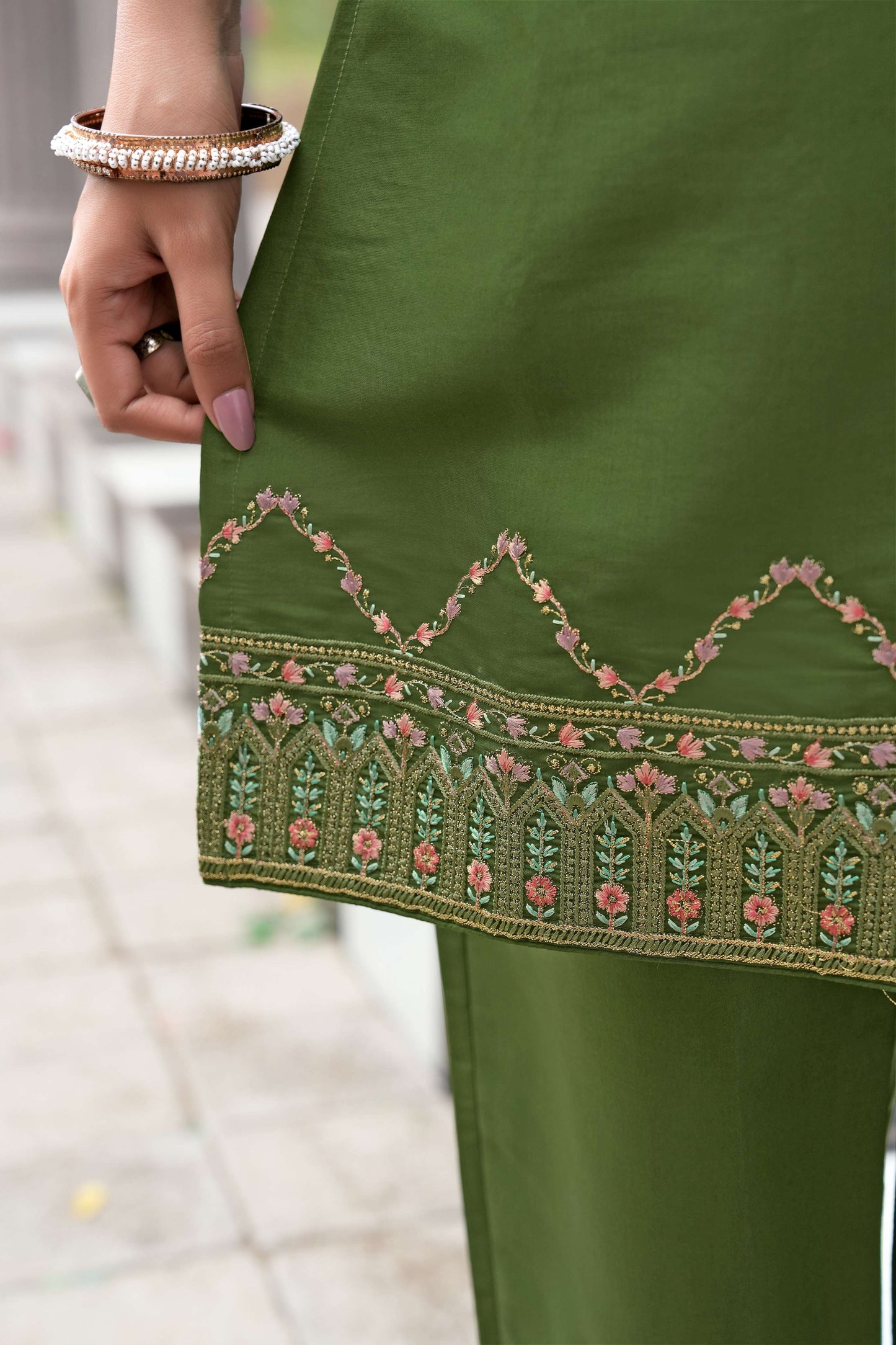 Emerald Grace Kurta Set