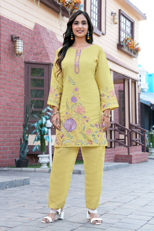 Sunhari Phool Co-Ord Set