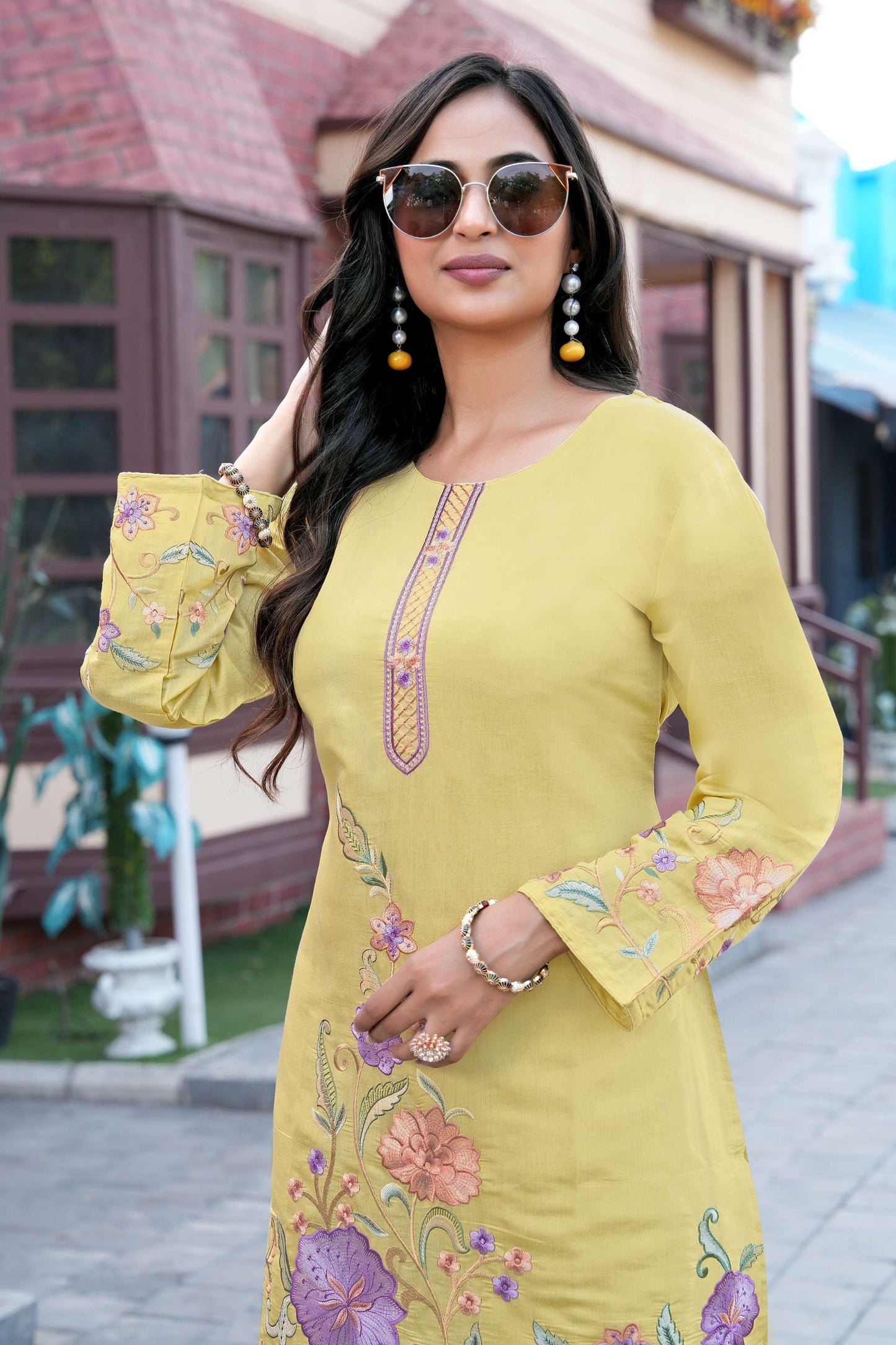 Sunhari Phool Co-Ord Set