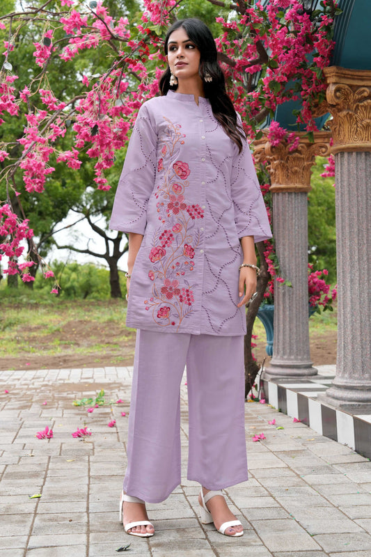 Blush Breeze Suit Set