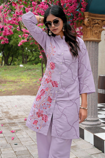 Blush Breeze Suit Set