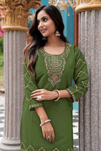 Emerald Grace Kurta Set