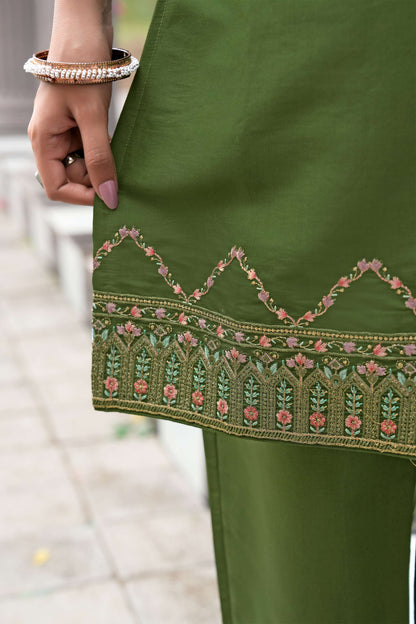 Emerald Grace Kurta Set
